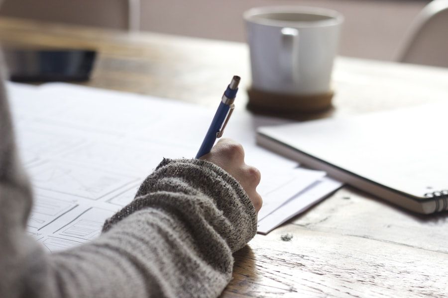 Writing a day trading plan during the course